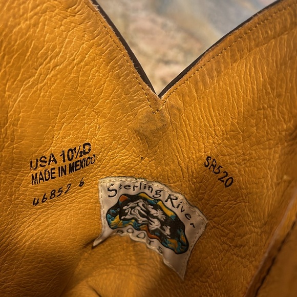 Sterling River Men’s Cowboy Boots. 10.5 D - Picture 7 of 8